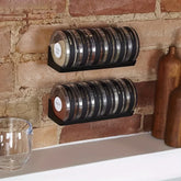 Rotating Carousel Spice Rack Jar Set